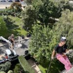 Tournage de Destination X : installation et encadrement de deux descentes en rappel sur bâtiment, avenue Foch à Paris, avec @xlineproductions et @villainstudiosnl (coprod néerlandaise et hongroise)